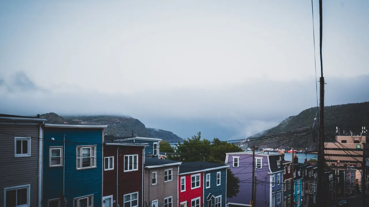 Colourful homes in St. John's